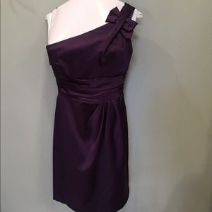 David’s bridal plum bridesmaid dress size 8
